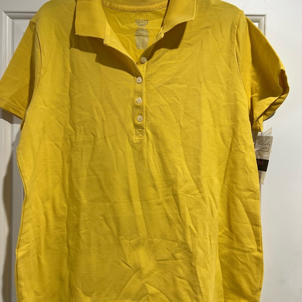 Merona Yellow Polo Shirt